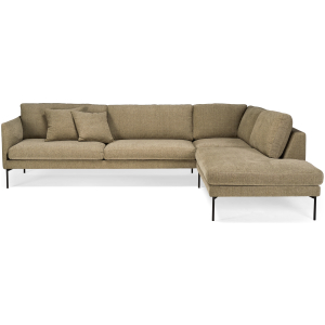 Alternative view of Elegante 3-seter hjørnesofa med åpen ende (høyre)