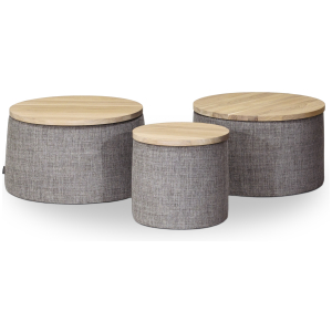 Bord Pall STORE med oppbevaring